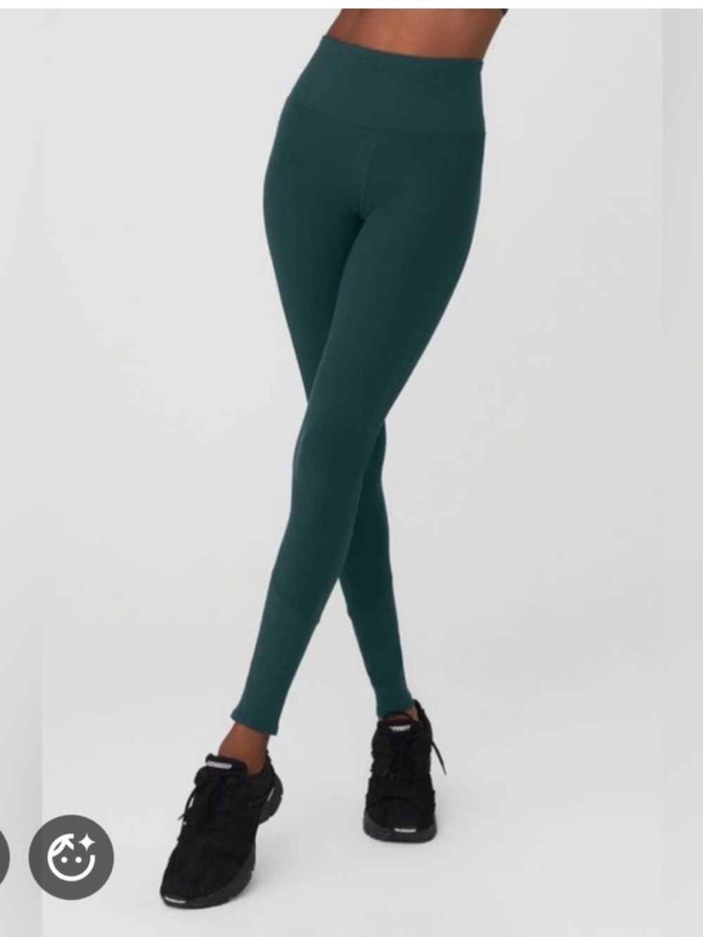 Alo Yoga Alo Soft Lounge Leggings XS Midnight Green Ribbed Pilates Yoga Sporty